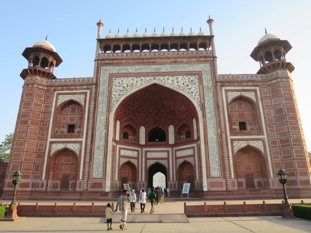 Agra Taj Mahal portail entrée