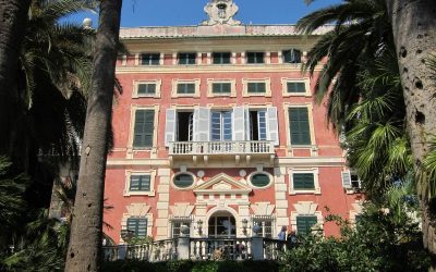 Le parc de la Villa Durazzo, Ligurie