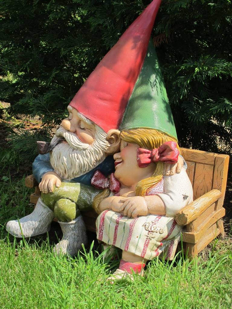 Epouvantails au jardin (1)