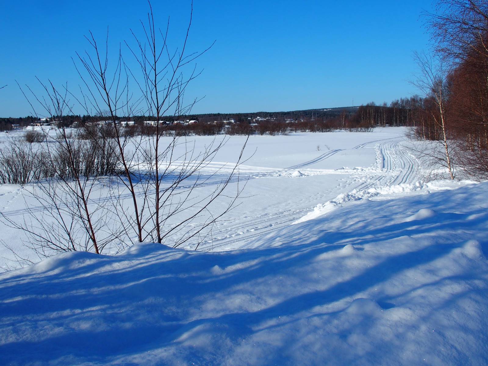 Rovaniemi rivière gelée