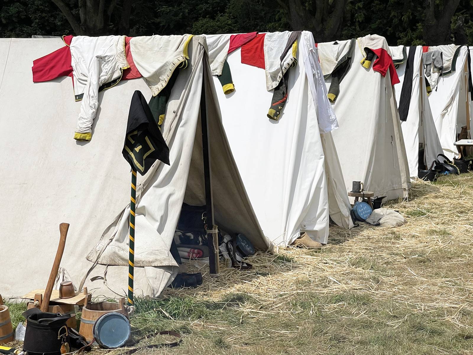 Bivouac allié Bataille de Waterloo (1)