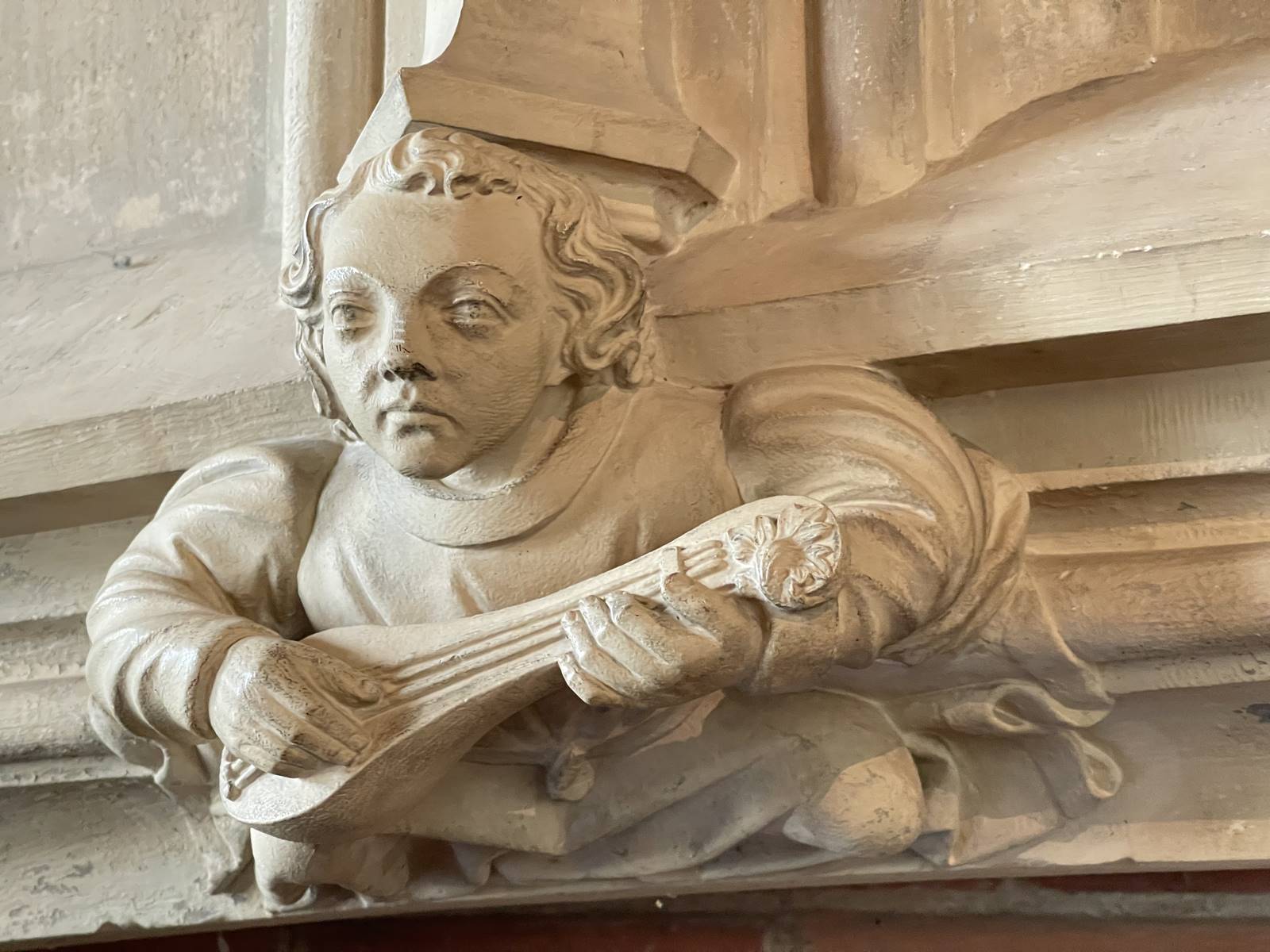 Détail de la cheminée de loisirs de la noblesse dans la Galerie haute Sud (4)