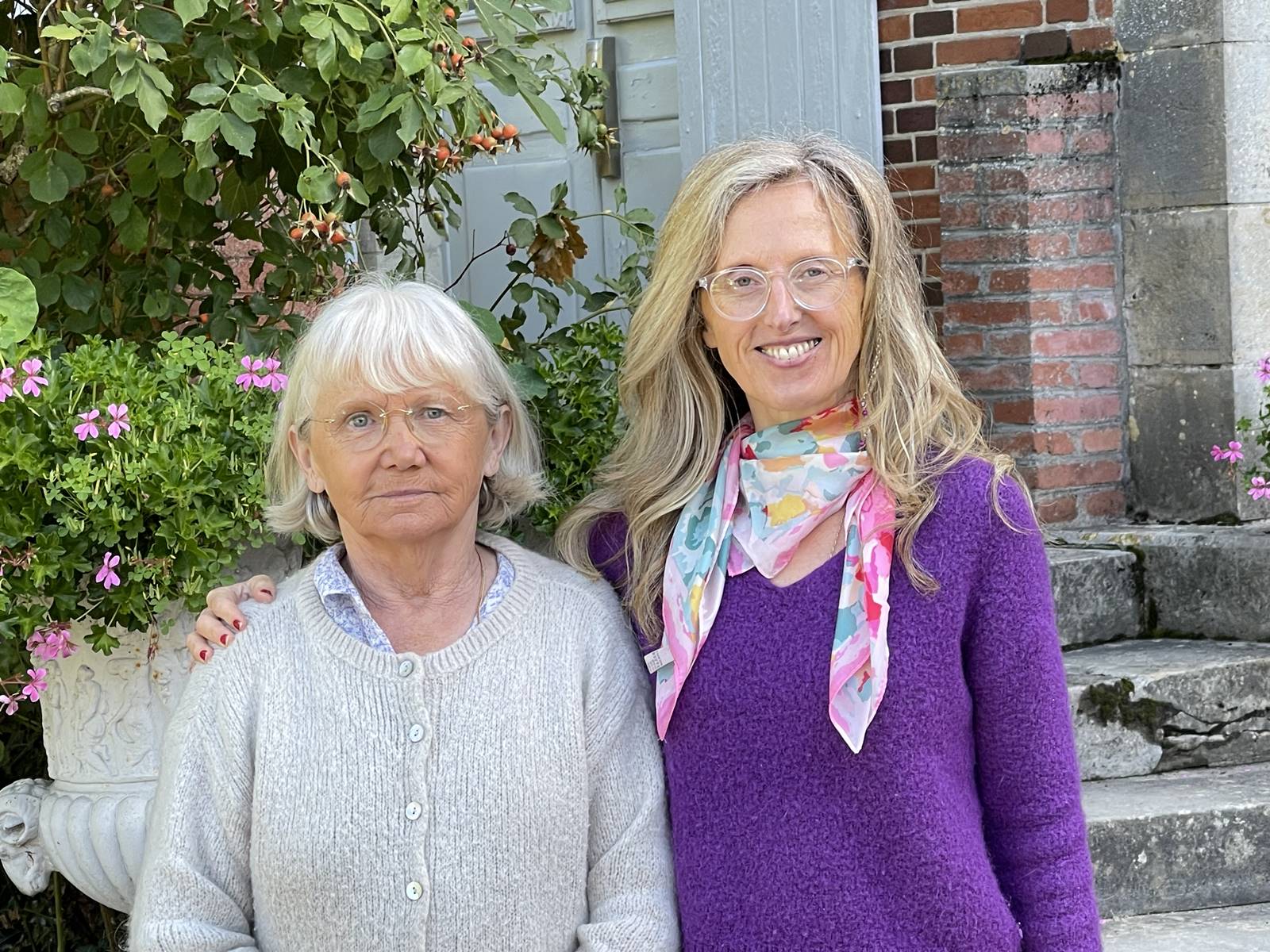 Louise Courteix-Adanson et sa fille Diane Louise Courteix-Adanson et sa fille Diane